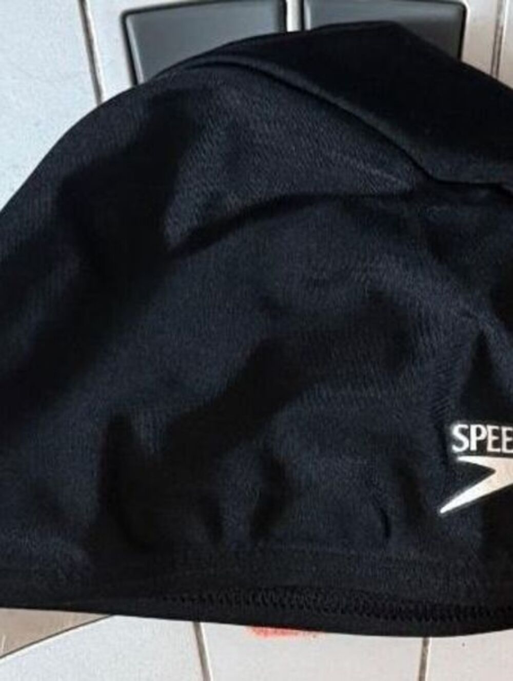 Speedo Black Swim Cap